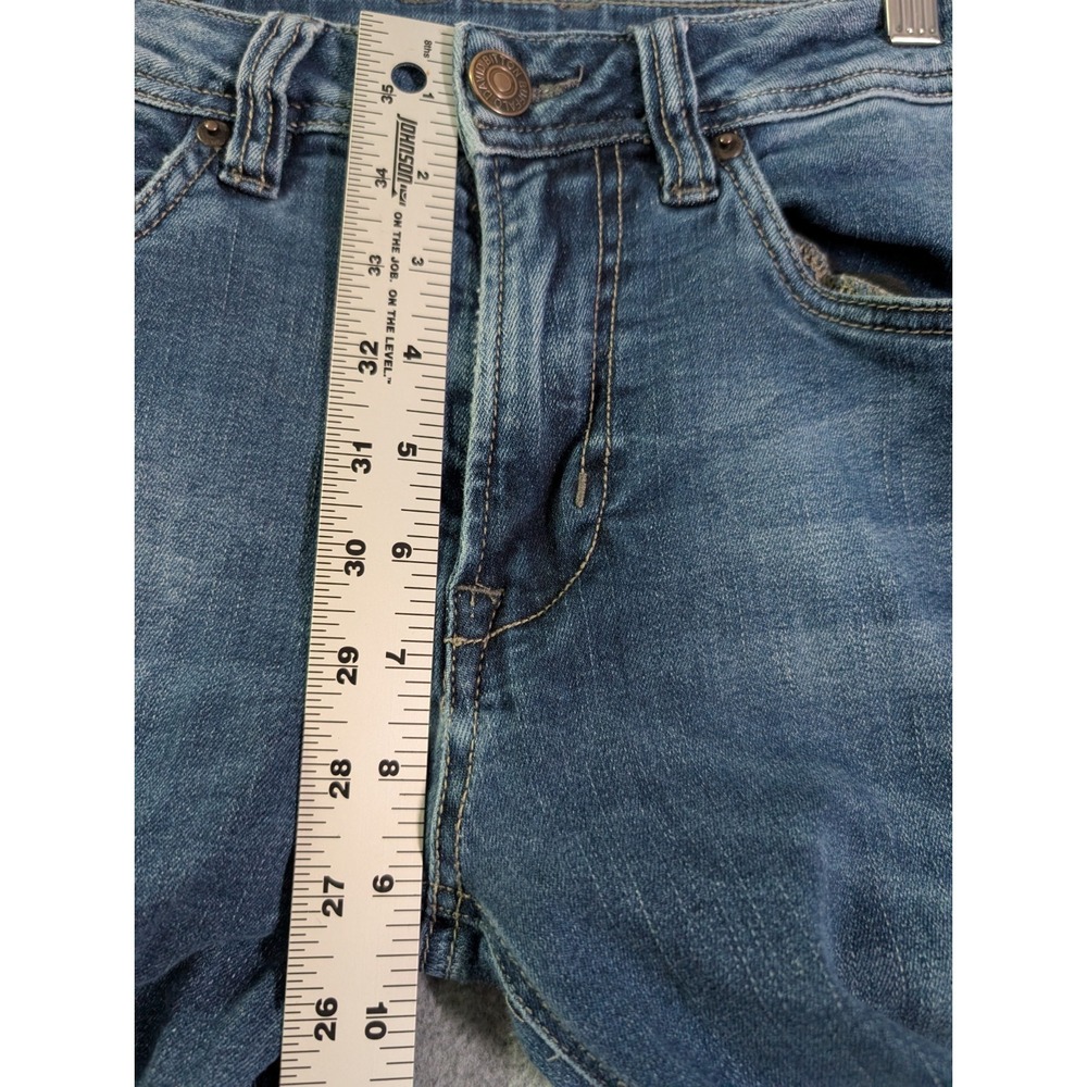 David Bitton Buffalo Women's Bootcut Stretch Distressed Jeans Est 30x28 Ranch - Picture 6 of 13